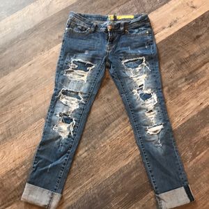 Women’s flying monkey jeans. Size 27